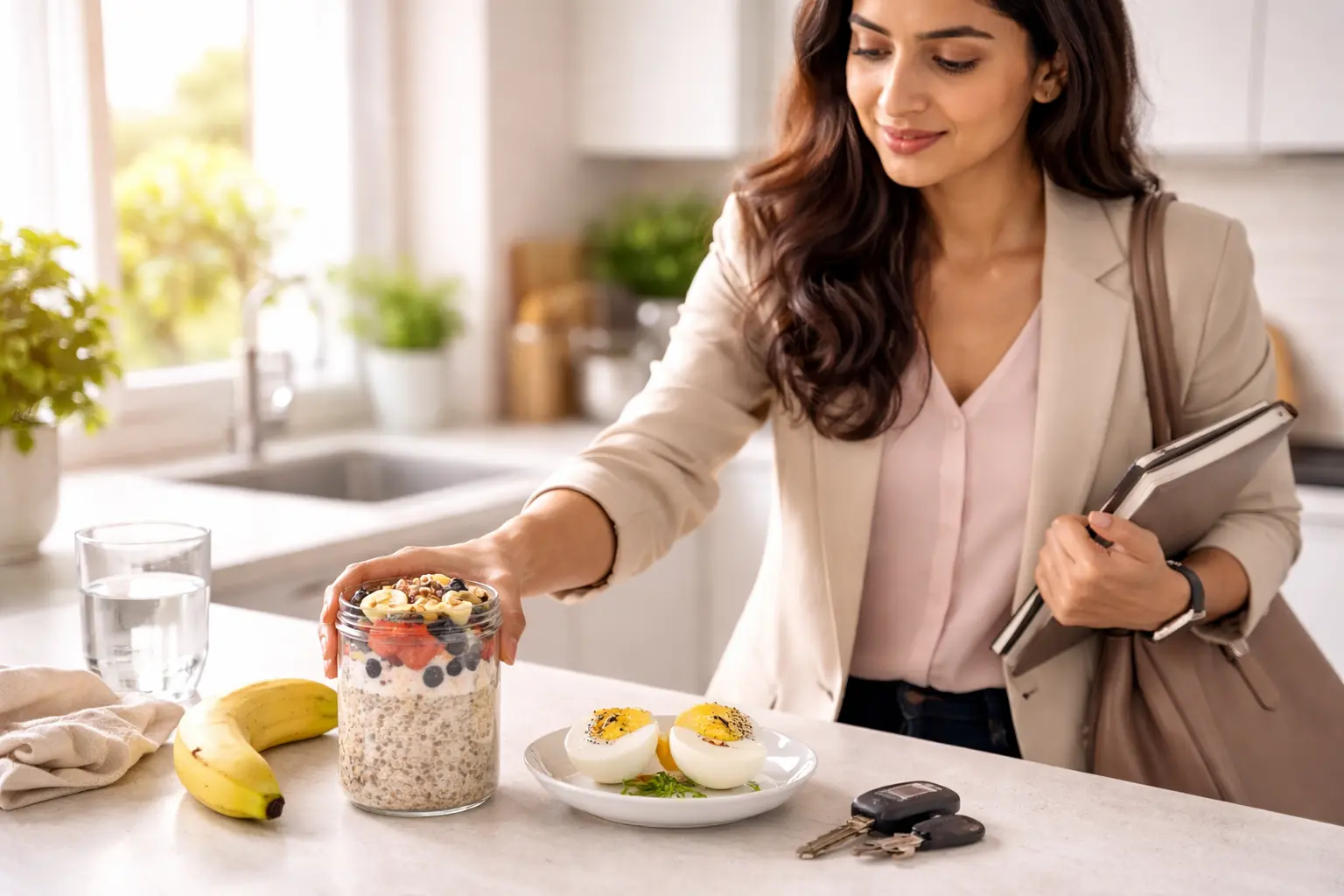 5-Minute Healthy Breakfast for Office Goers India — No Cooking Required