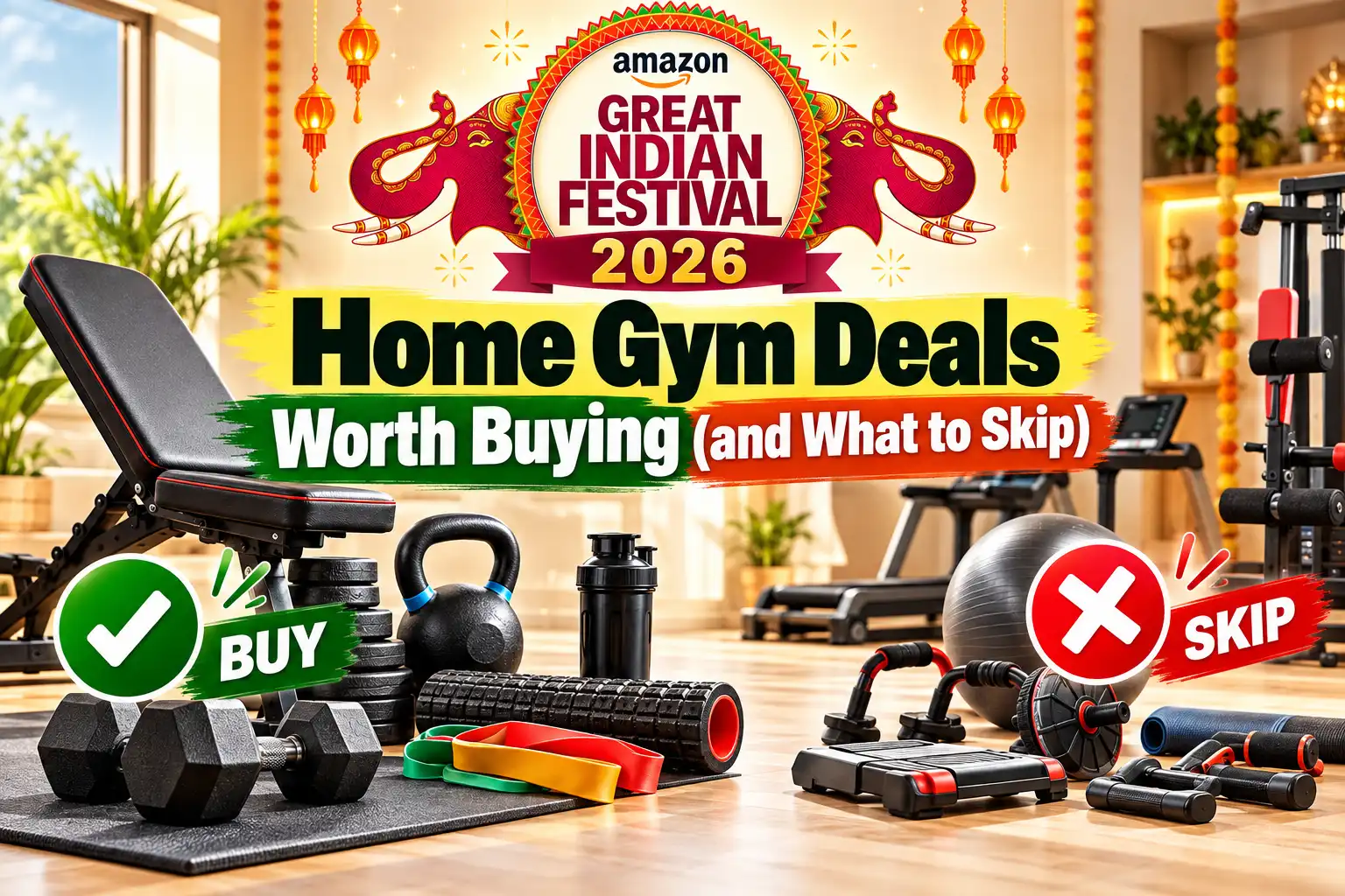 Amazon Great Indian Festival 2026: Home Gym Deals Worth Buying (and What to Skip)