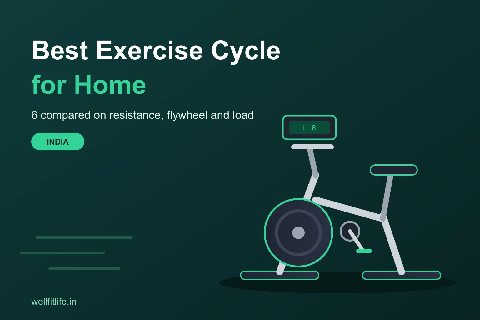 Best Exercise Cycle for Home in India: 6 Compared on Resistance, Flywheel and Load