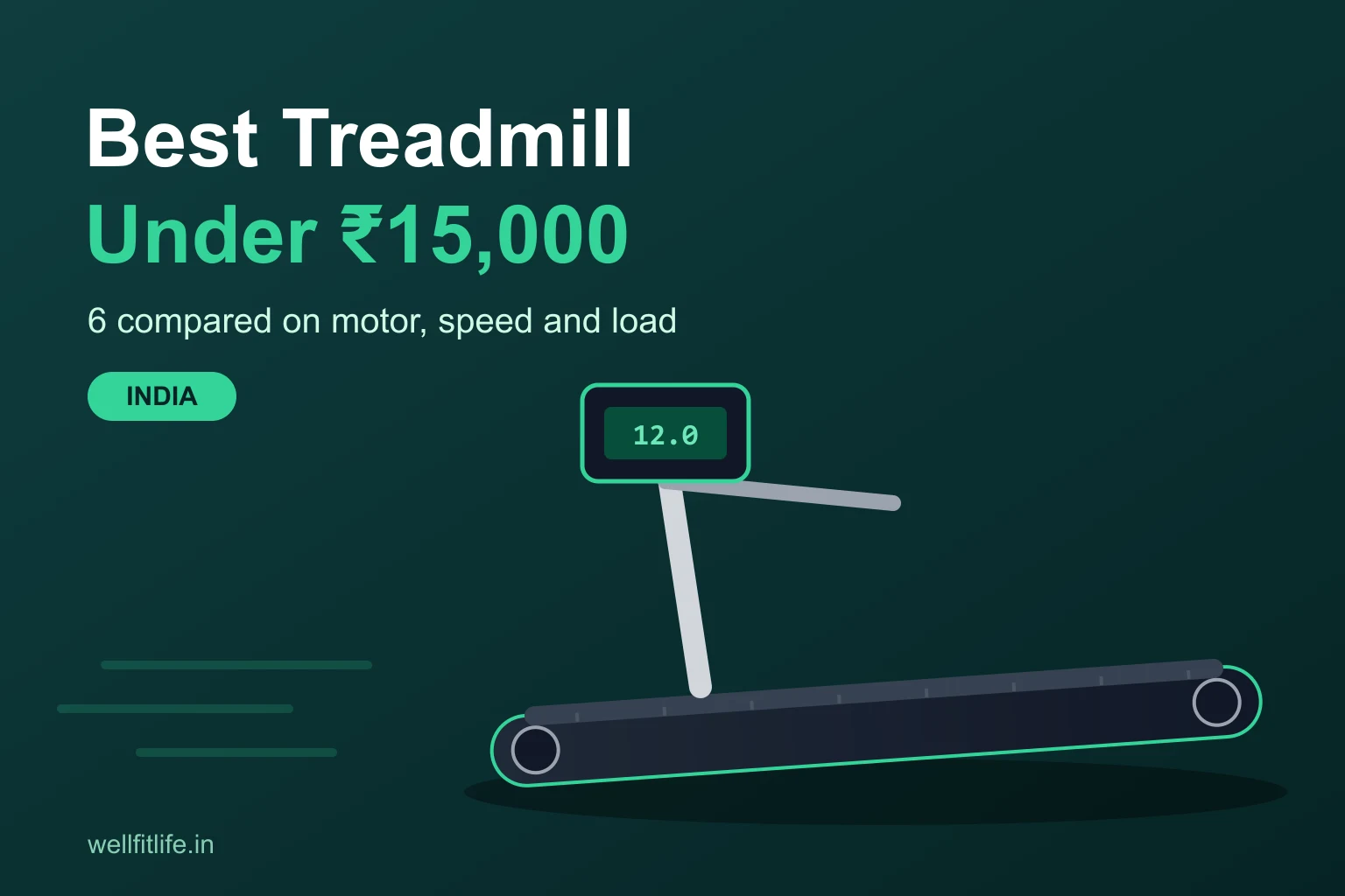 Best Treadmill Under ₹15,000 in India: 6 Compared on Motor, Speed and Load