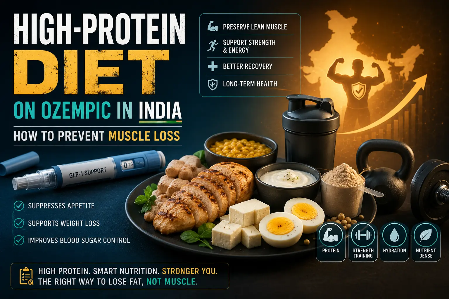 High-Protein Diet on Ozempic in India: How to Prevent Muscle Loss (2026)