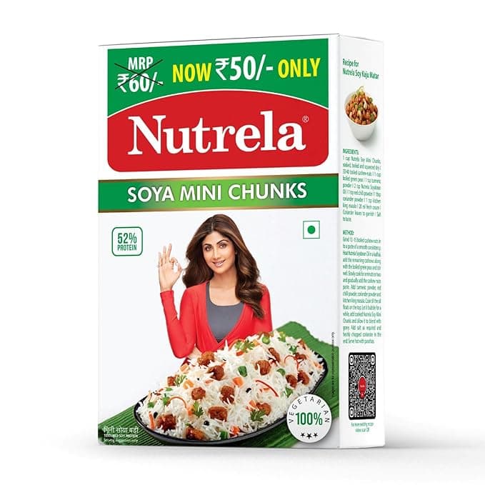 Nutrela Soya Chunks — 200g (Pack of 3)