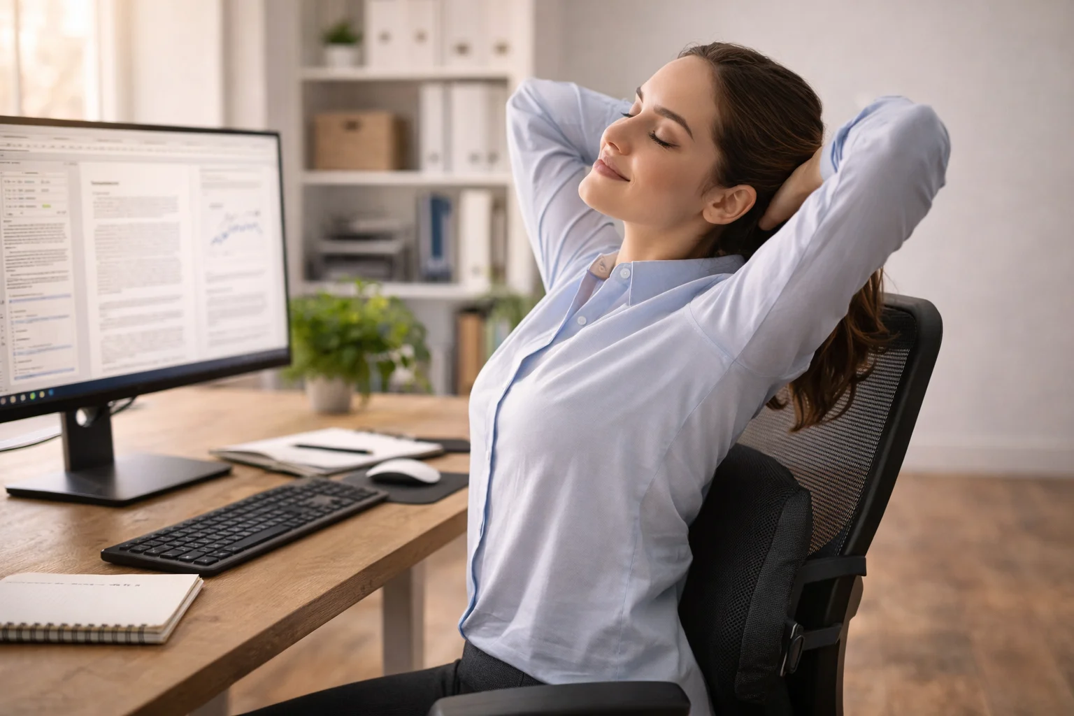 Fix Back Desk Office Worker Fitness Routine: Fix Back Pain, Posture & Belly Fat (Desk ...